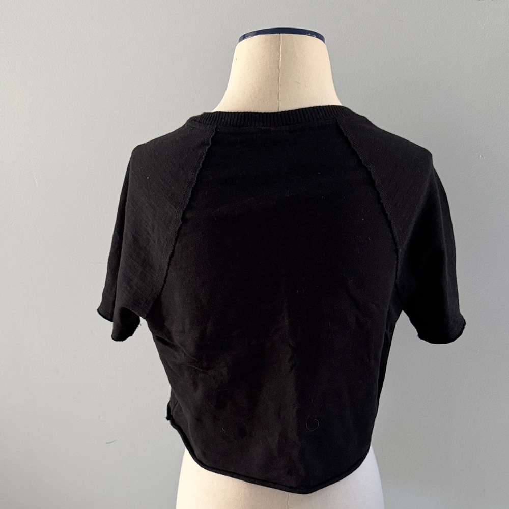 PINK Victoria's Secret Black Crop Top - Picture 4 of 4